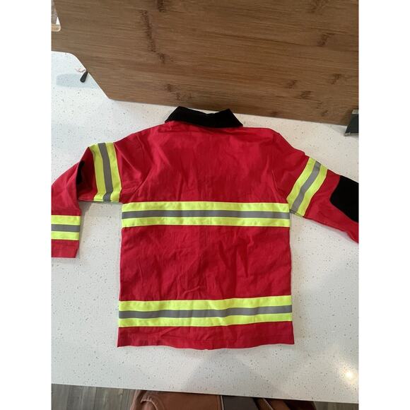 Fire Fighter Costume Jacket Only Size 7/8‎ - Picture 1 of 7